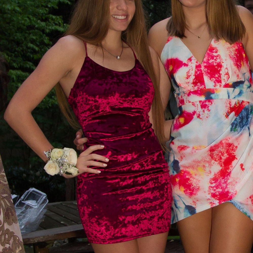 Red Velvet Dress